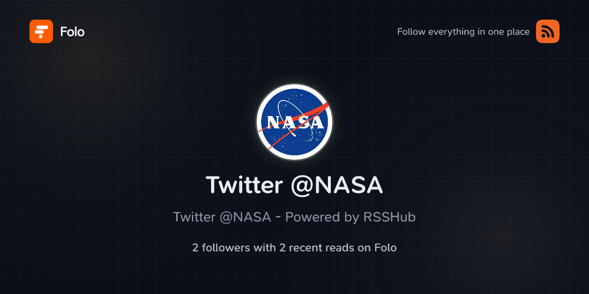 Twitter @NASA | Folo